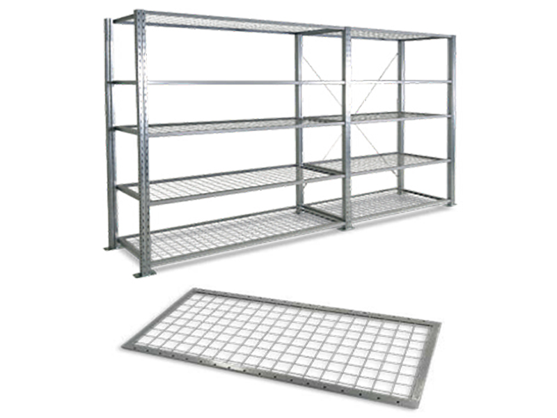 Rayonnage à tablettes